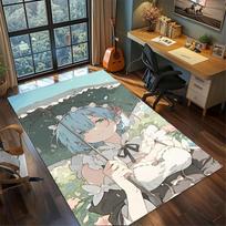 ReZero  Large Area Rug Carpet Non Slip Washable Floor Mat Gamer Room Bedroom Home Decor—kwq78 60x90cm