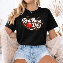 Red nose day 2026 T-shirt, Kids comic Relief Funny Shirt , Brown nose XL