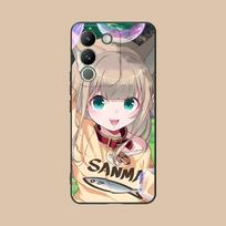 Anime Kinako Hara Mobile Phone Case for VIVO Y77 76 75 74 73 72 58 56 55 51 50 38 36 Y19 Y18 Y03 Y01 5G Colorful Printing Cover vivo Y77