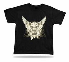 Skull Monster with horns frik T-shirt Tee special shirt gift textile best sale 4XL
