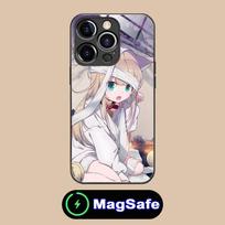 Anime Kinako Hara Mobile Phone Case for iPhone 17 16 15 14 13 12 11 Air Pro Max Plus Mini MagSafe Glass Colorful Cover Pretty iPhone17