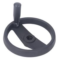 7.87inch Diameter Plastic Handwheel 18mm Hole Diameter Folding Double Spread Design  Lathe Machine