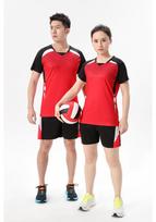 Professional Air Volleyball Uniform Set: Customizable Number Sports Gear for Men & Women, Perfect for Team Competitions. Women's L raudona