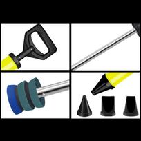 Cement plastering  , manual lime pump, cement mortar sprayer, joint applicator with 4 nozzles for pouring mortar, plastering and grouting
