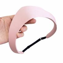 Korean Style Crown Textiles Headband Elastic Vintage Leisure Headband  Photography rožinė
