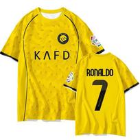 2025-2026 Al Nassr Club Home Jersey - Ronaldo #7 Fan & Player Edition, Embroidered & Printed xxl spalva