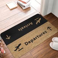 Aviacijos Lėktuvų Išvykimai Atvykimai Durų Kilimėlis Neslystantis Įėjimas Virtuvė Vonios Grindys Durų Kilimėliai Miegamasis Balkonas Kilimas 40cm x 60cm