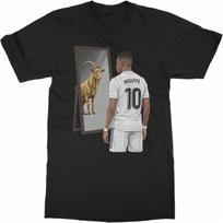 Goat In A Mirror Mbappe Tribute - Madrid Inspired Unisex T-Shirt S įvairiaspalvis