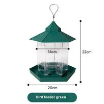 Bird Feeder Outdoor Balcony Semi-Automatic Feeder Courtyard Outdoor Hanging Waterproof Feeder For Wild Sparrows A1