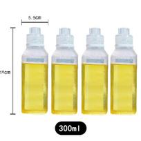 4Pcs Oil Dispenser Full Is 300/500Ml Bottle Kitchen Plastic Condiment Squeeze Bottles Bbq Sauce Kitchen Olive Oil Squirt Bottle S