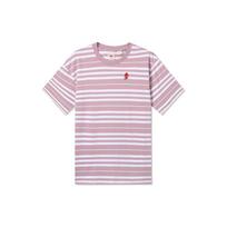 Levis Striped Logo Round Neck T-Shirt Women Tops Pink 36254-0011 XL