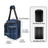 For BOSE S1 Pro/Pro+ Speaker Backpack Portable Storage Backpack Anti-Scratch Protective Bag Travel Audio Carrying Backpack