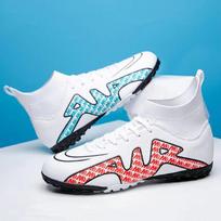 Mandarin Duck Football Shoes Men's and Women's Broken Nails Long and Short Nails Ag Primary and Secondary School Students Children's High-top Training 32