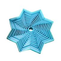 3D Printed Expanded Fidget Star with Handle Fractal Hexagon Sensory Toy Stress Anxiety Relief Expandable Spiral Honeycomb Fidget Toy C