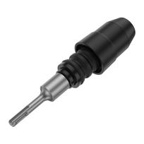 SDS-Plus to SDS-Max Adapter Alloy Rotary Hammers Drill Chuck Adapter Steel 1/4 Inches Drill Quick Change Converter for Building