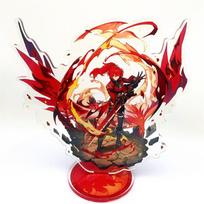 Anime Figure Genshin Impact Furina Arlecchino Xiao Yae Miko Yelan Acrylic Stand Model Board Desk Decor Standing Sign Fans Present 15cm-A3121