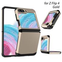 1Pcs Shock Proof For Z Flip 3/4/5 Case Hinge PC TPU Phone Cover Armor Full Cover Mobile Phone Protector for Samsung Galaxy Phone