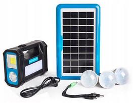 Solar Charger Powerbank Camping Solar Panel Xl Bulb Set