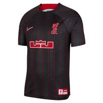 Nike LeBron x Liverpool F.C. Dri-FIT Stadium Soccer Jersey 'Anthracite Gym Red' Men's FD0627-061 M