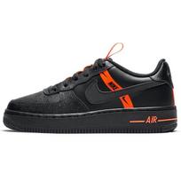 (GS) Nike Air Force 1 LV8 KSA 'Worldwide Pack - Black Total Orange' Kids' CT4683-001 EU 35.5