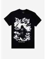 Gothic Grim Reaper Graphic T-Shirt – Dark Aesthetic Unisex Tee L