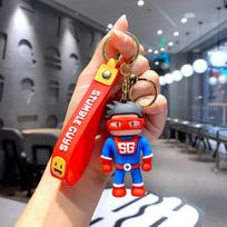 Foreign Trade Tripping Man Keychain Stumble Guys Stumble Car Key Chain Men'S And Women'S Bag Pendant Accessories Single pack
