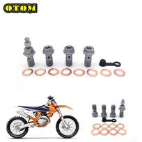 Motorcycle For KTM HUSQVARNA Brake Oil Hose Banjo Bolt Pipe Caliper Line Bleed Screw Washer Brembo EXC SXF XCF Off-road Parts China Mainland