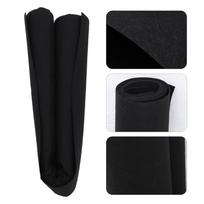 Retardant Felt Welding Blanket Heat Resistant Material Flame Proof Cloth Anti Heat Insulated Pad Thermal Welding (Black,100.00X100.00X0.10CM) juoda