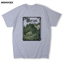 Burzum Filosofem Medvilniniai Vyriški Vasaros Mados Marškinėliai L gray