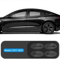 For Tesla Model 3 Model Y 2017-2025 Door Handle Scratch Protector - Inverted Door Handle Paint Protective TPU Film Car Clothing