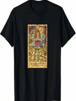 Tarot Card 'High Priestess' Fortune Teller Mystic Psychic T-Shirt S įvairiaspalvis