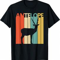 Spirit Animal Antelope Shirt - Vintage Antelope T-Shirt S įvairiaspalvis