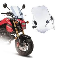 Motorbike Windshield Visor For Honda GROM125 MSX 125 GROM 125 MSX125 Motorcycle Accessories Windscreen Airflow Deflector Part skaidri