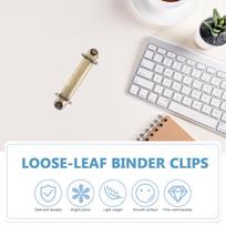 2 Ring Metal Loose Leaf Binder Mechanism Replacement Binding Spines Combs for Notebook Planner DIY Organizer Office School Use China Mainland