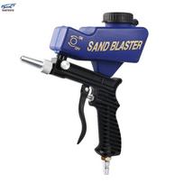 Portable Gravity-Powered Pneumatic Sandblasting Kit for Rust Removal