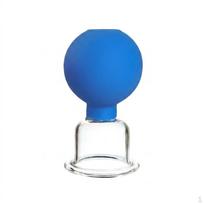 Cellulite care massage cupping cup suction bulb silicone blue postexercise muscle fatigue relaxation