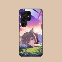 Anime Kinako Hara Mobile Phone Case for Samsung Galaxy A56 55 54 53 52 51 36 35 34 23 16 15 5G Glass Colorful Cover Cover Pretty Galaxy A16