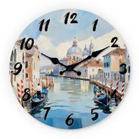 High-Quality Venice High-Quality Water Urban area High-Quality Scenery High-Quality Oil High-Quality Painting High-Quality Wooden High-Quality Wall (as the picture,10Inch)