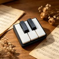 High-Quality 1Pc High-Quality Piano High-Quality Keyboard High-Quality Fidget High-Quality Toy, High-Quality 3D High-Quality Printed High-Quality (as the picture,OneSize)