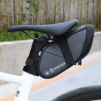 Mountain Bike Saddle Bag: Cross-Country Rear Seat, Tool Storage & Tail Bag pilka