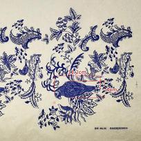3Pcs Pottery Ceramic Clay Transfer Paper Underglaze Flower Paper High Temperature Jingdezhen Traditional Decal Coloring Tool