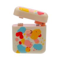 Mini Portable Food Sealer Machine Rechargeable Magnetic Compact Heat Sealing Device for Snacks Bags Household Use with Cartoon Graffiti Design