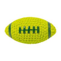 Toy Rugby Ball Shape Interactive Chew Toy Vibrant Colors Easy to Clean Dog Teething žalia
