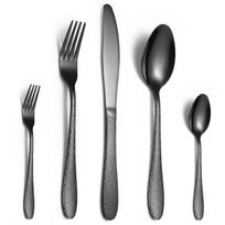 Stainless Steel Hammer Pattern Western Tableware Set Creative Household Steak Gold Knife and Fork Spoon YSH-9 juoda