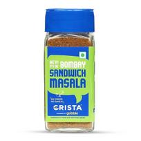 CRISTA 50 g Bombay sumuštinių masala | Masala daržovių ir sūrio sumuštiniams | Magiška masala | Be pridėtinio cukraus | Be svogūnų | Be česnakų | Veganiška
