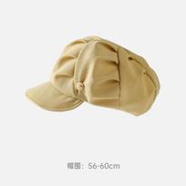 Cloud beret women's summer versatile face small bud painter hat big head circumference hat tide