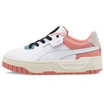 Puma Cali Dream Go For Dream Leather Suede Casual Versatile Low-Top Sneakers Women sneakers Pink White 385716-01 35.5
