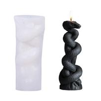 Candle Molds Castings Molds Epoxy Resin Molds Spirals Snake Pillar Silicone Moulds Plasters Molds Ornament Molds