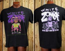 Vintage White Zombie Astro Creep 2000 Concert  199596 Black Unisex T-Shirt XL