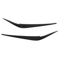 1 Pair Headlight Eyebrow Stickers Car Headlamp Eyelid Decal Cover Replacement for X3 X4 G01G02 2018+(Carbon     )